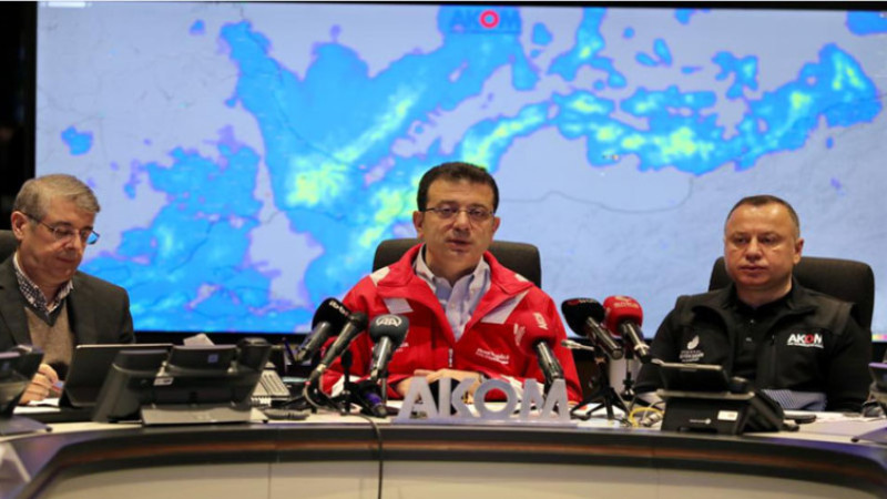 İmamoğlu, İstanbulluları Kar ve Fırtına Öncesi Uyardı
