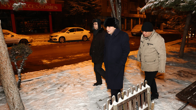 Turgut Altınok'tan Sabaha Kadar Kar Denetimi