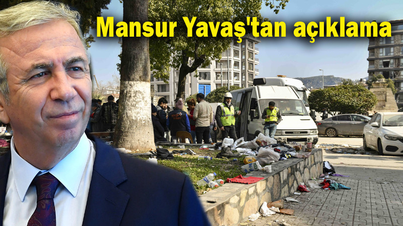 Mansur Yavaş: Deprem Bölgelerinde Temizliğe Başladık