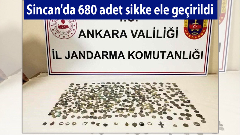 Sincan'da Jandarma'dan Tarihi Eser Operasyonu