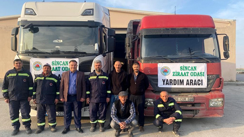 Sincan Ziraat Odası'ndan Adıyaman'a Yem Desteği
