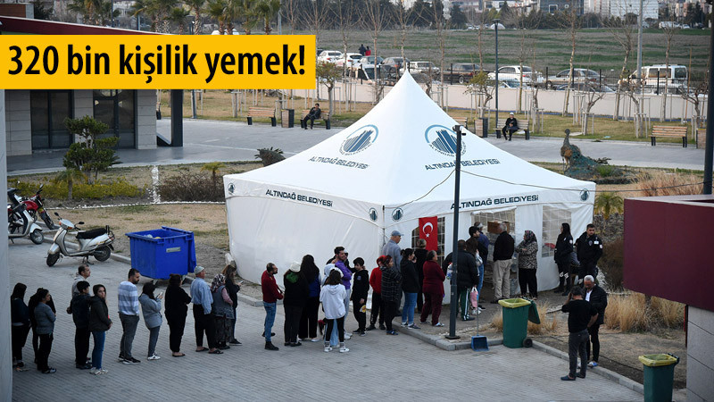 Altındağ Belediyesi'nden Hergün Sıcak Yemek 