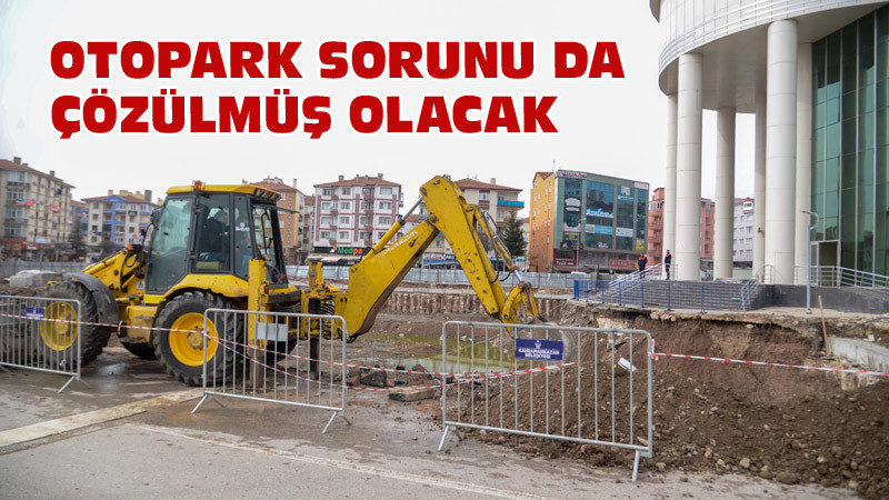 Kahramankazan'a Kent Meydanı Yapılıyor