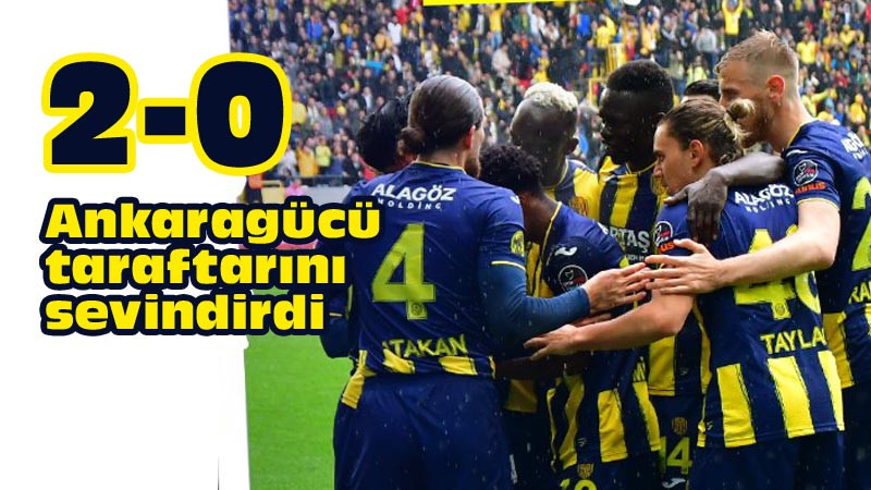 Ankaragücü, Alanyaspor'u Kendi Evinde 2 Golle Mağlup Etti
