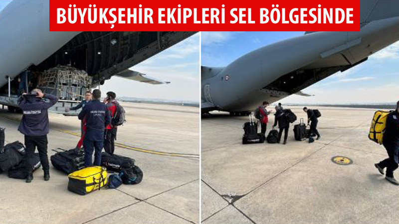 Ankara Büyükşehir Belediyesi Ekipleri Sel Bölgesinde