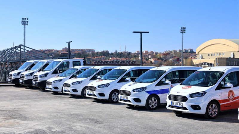 Polatlı Belediyesi'ne Yeni Hizmet Araçları Alındı