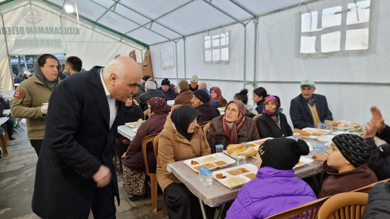Kızılcahamam'da İftar Çadırı Hizmet Vermeye Başladı
