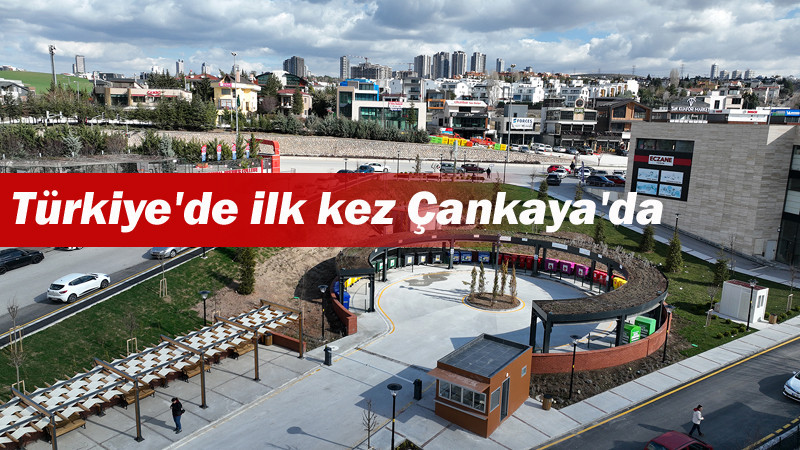 Çankaya'da Atık Getirme ve Geri Dönüşüm Merkezi Bir Arada
