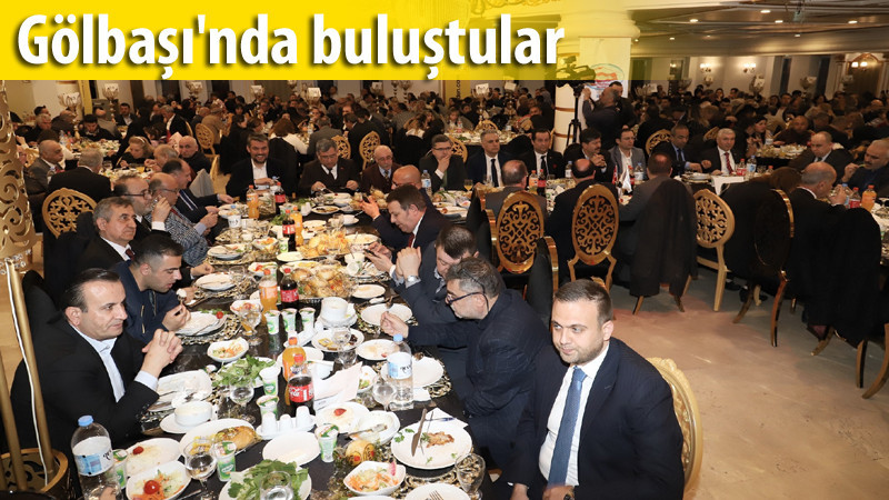 Emlakçılar Ankara'da Depremzedelerle İftar Yaptılar