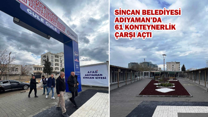 Adıyaman'da Büyük Sincan Çarşısı