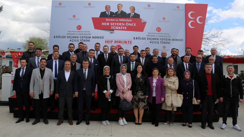 MHP'den Etimesgut'ta Seçmen İletişim Merkezi