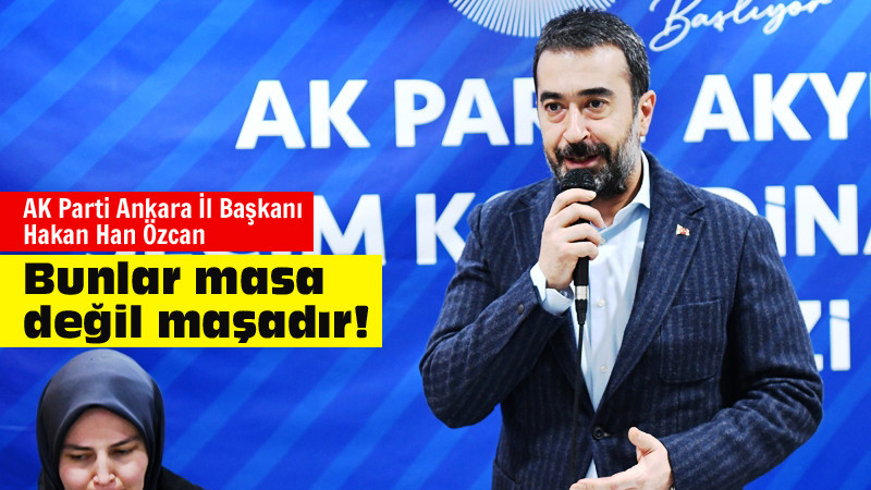 Hakan Han Özcan 6'lı Masayı Sert Bir Dille Eleştirdi