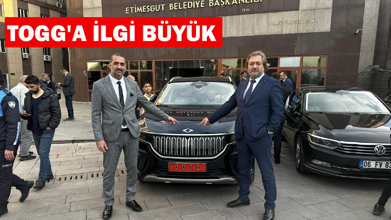 Etimesgut'ta TOGG İzdihamı Yaşandı