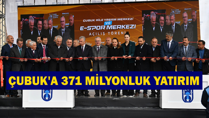 Ankara Büyükşehir Belediyesi'nden Çubuk'a Yatırım