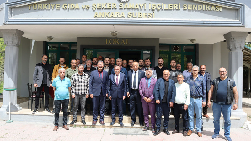 Yüksel Arslan'dan Şeker-İş Sendikası'na Ziyaret