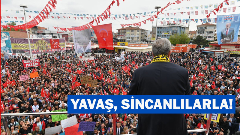 Mansur Yavaş Sincan'da Vatandaşlarla Buluştu