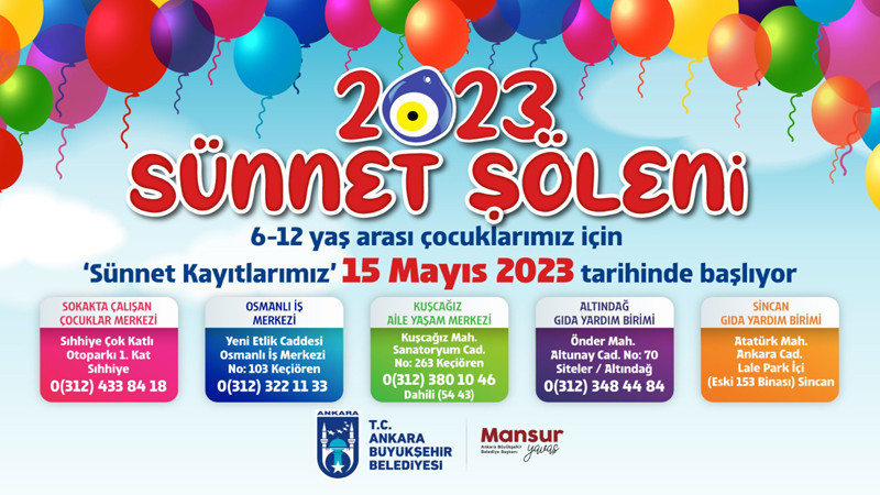 Ankara Büyükşehir'den Toplu Sünnet Şöleni
