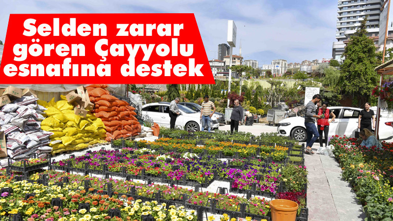 Ankara Büyükşehir'den Sel Mağduru Esnafa Yardım