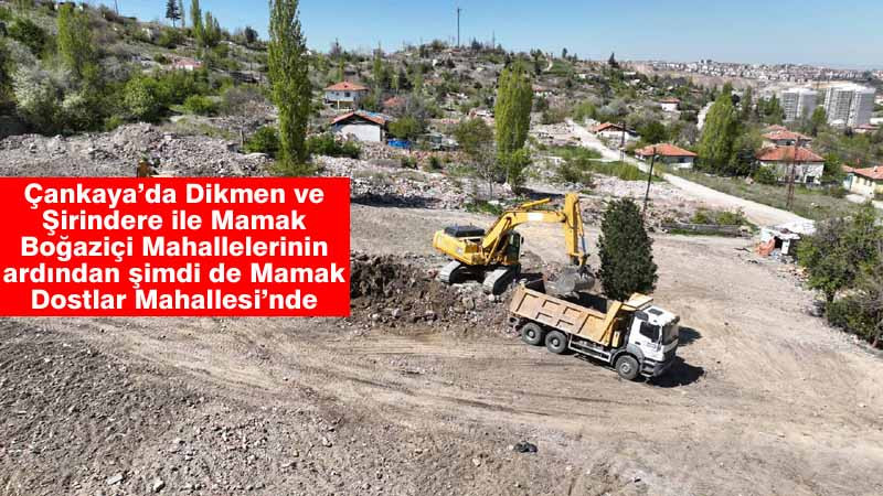 Kentsel Dönüşüm Sahalarından Hafriyat Alınıyor