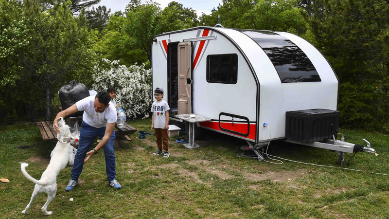 Ankara'da Karavan Parkları Büyük İlgi Görüyor