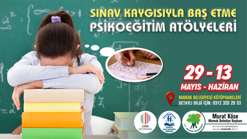 Mamak'ta Sınav Kaygısı Çeken Öğrencilere Destek