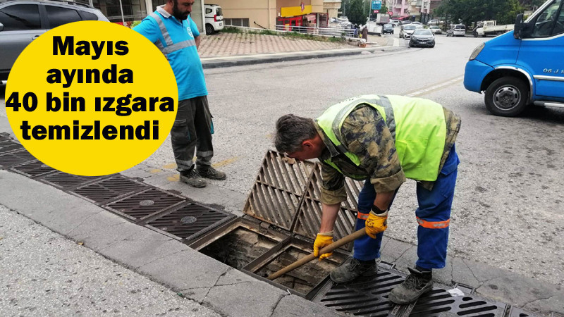 Ankara'da Sel Baskınlarına Karşın Izgaralar Temizleniyor