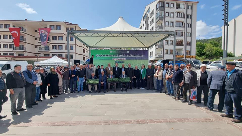Kızılcahamam'da Çiftçilere Fide Desteği Verildi