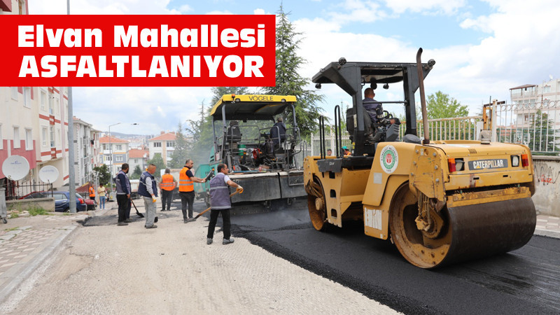 Etimesgut'ta Asfaltlama Çalışmaları Sürüyor