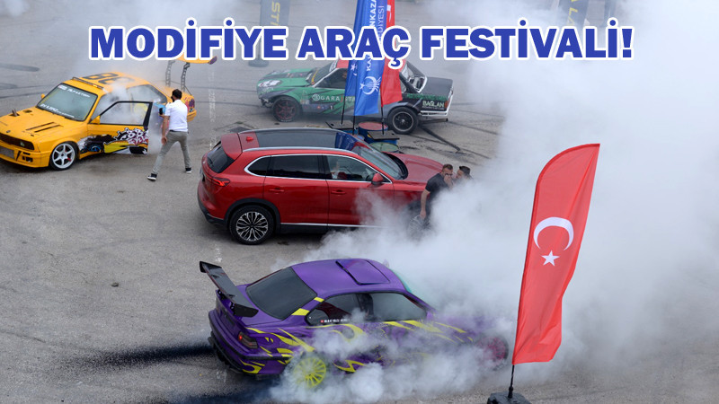 Kahramankazan'da Modifiye Araç Festivali