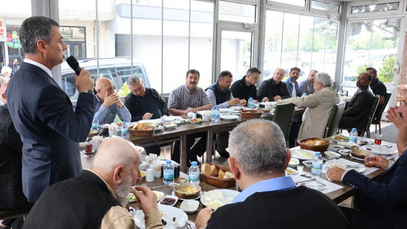 Ramazan Şimşek Gölbaşı Esnafıyla Buluştu
