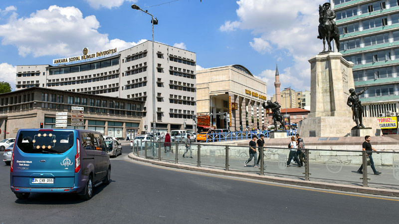 Ankara Kalesine Ücretsiz Ring Seferleri Başladı