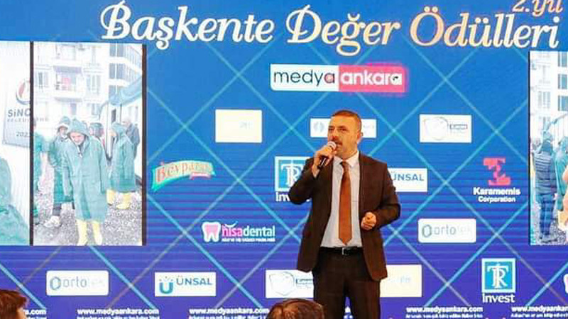 Sincan Belediyesi'ne Afet Bölgesi Hizmet Ödülü