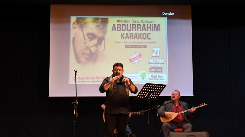 Abdurrahim Karakoç Mamak'ta Eserleriyle Anıldı