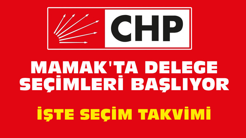 Mamak CHP'de Delege Seçimleri 6 Temmuz'da Başlıyor