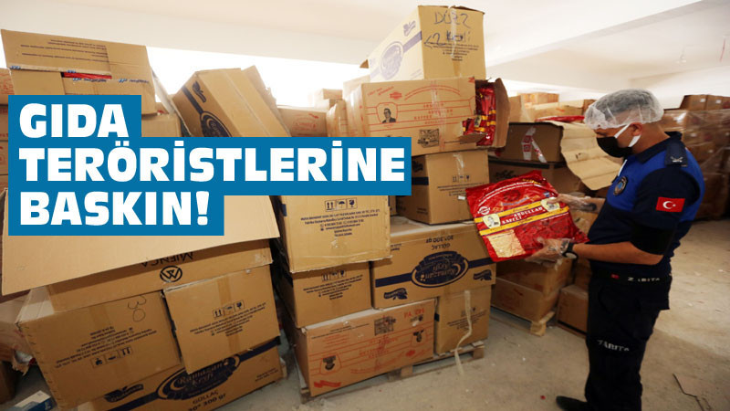 Yenimahalle Belediyesi'nden Gıda Deposuna Baskın!