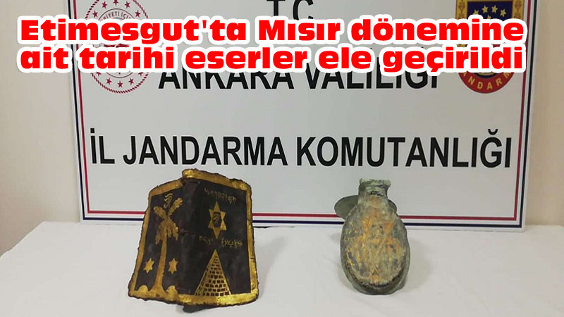 Etimesgut'ta Tarihi Eser Operasyonu Yapıldı