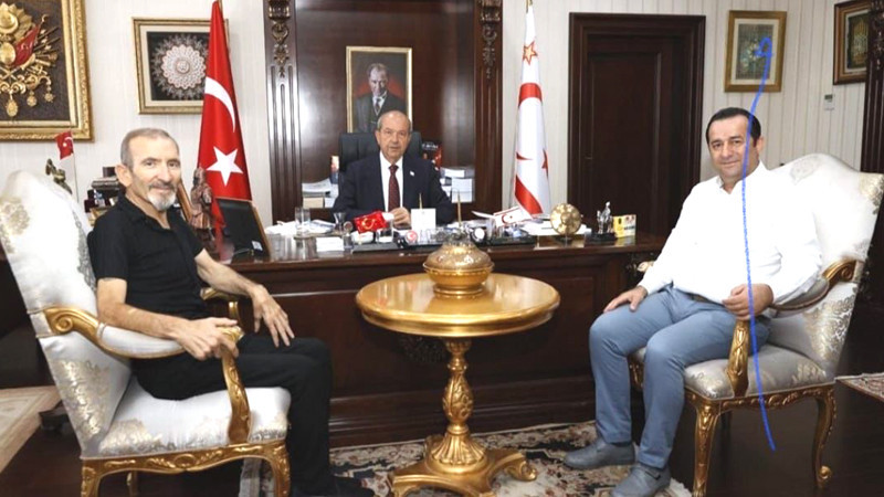 Hakan Akçam KKTC Cumhurbaşkanı Ersin Tatar İle Görüştü