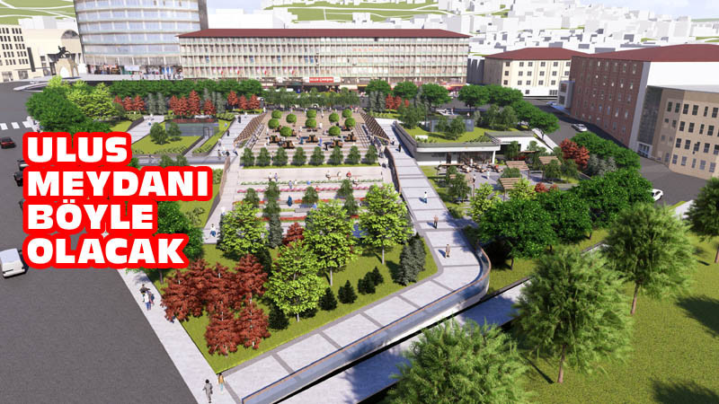 Büyükşehir, Ulus Meydanı İçin Düğmeye Bastı