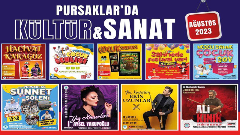 Pursaklar'da Kültür ve Sanat Etkinlikleri Dolu Dizgin