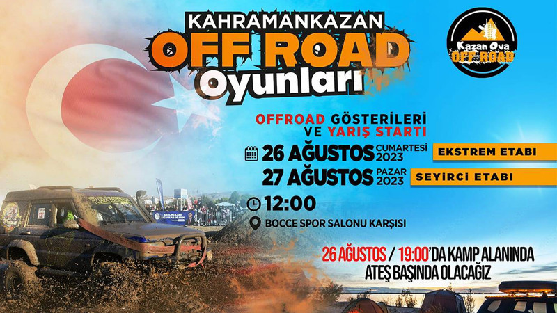 Kahramankazan'da Off Road Heyecanı Başlıyor