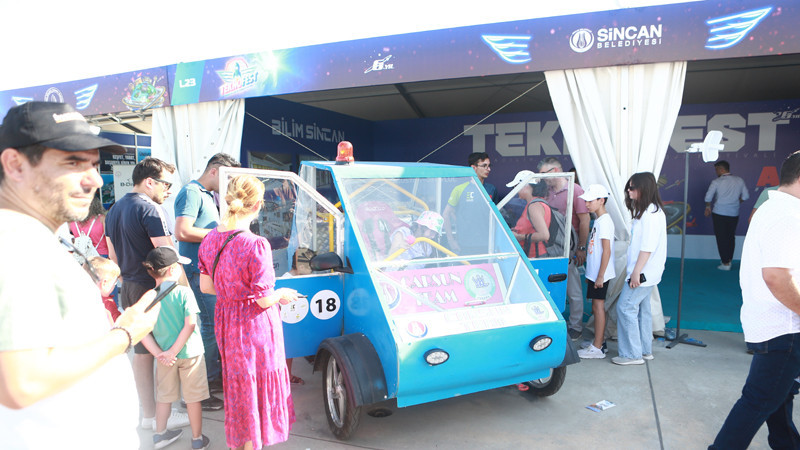 TEKNOFEST'te Sincan Belediyesi Rüzgarı