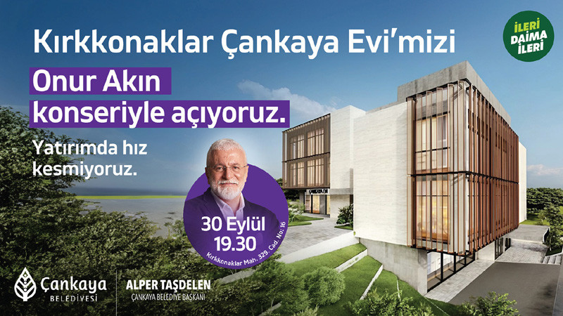 Kırkkonaklar'da Onur Akın Konseriyle Açılış