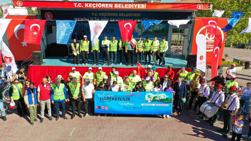 Keçiören'de Avrupa Hareketlilik Haftası Etkinliği