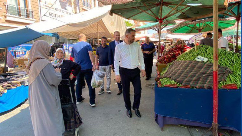 Pursaklar'da Semt Pazarları Sürekli Denetleniyor