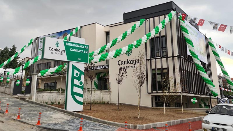 Kırkkonaklar'a 4 Katlı Yeni Çankaya Evi Açıldı