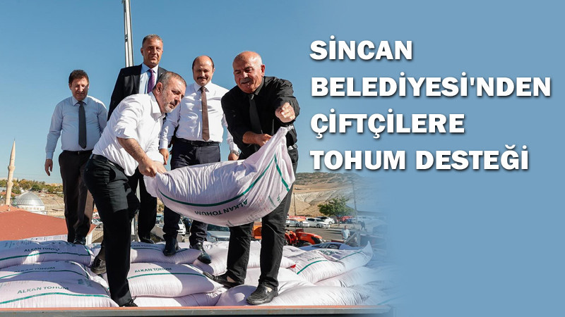 Sincan Belediyesi Çiftçilerin Yüzünü Güldürüyor