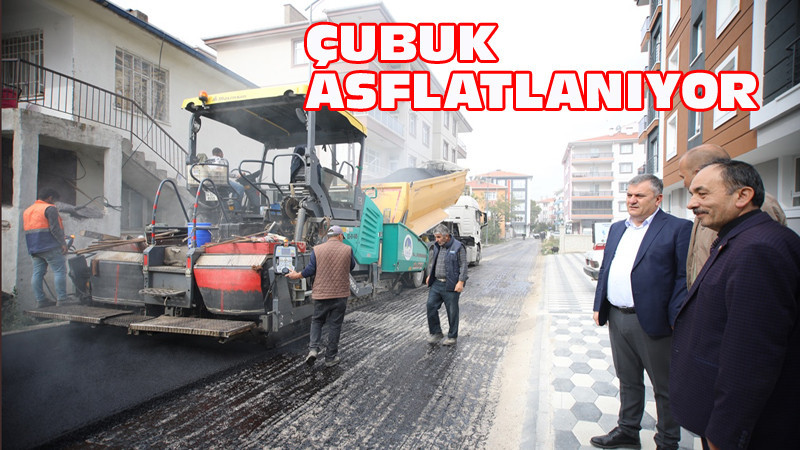 Çubuk Belediyesi Kendi Asfaltını Kendi Üretiyor