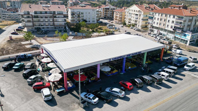 Karapürçekler Semt Pazarı Törenle Hizmete Açıldı