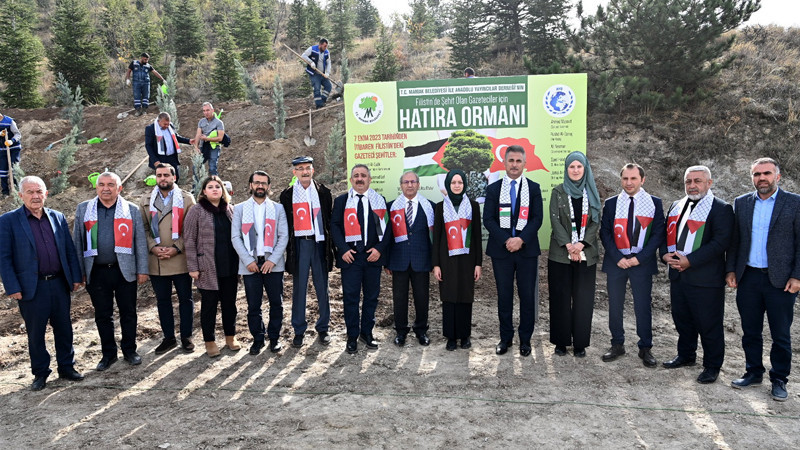 Filistinli Gazeteciler İçin Mamak'ta Hatıra Ormanı