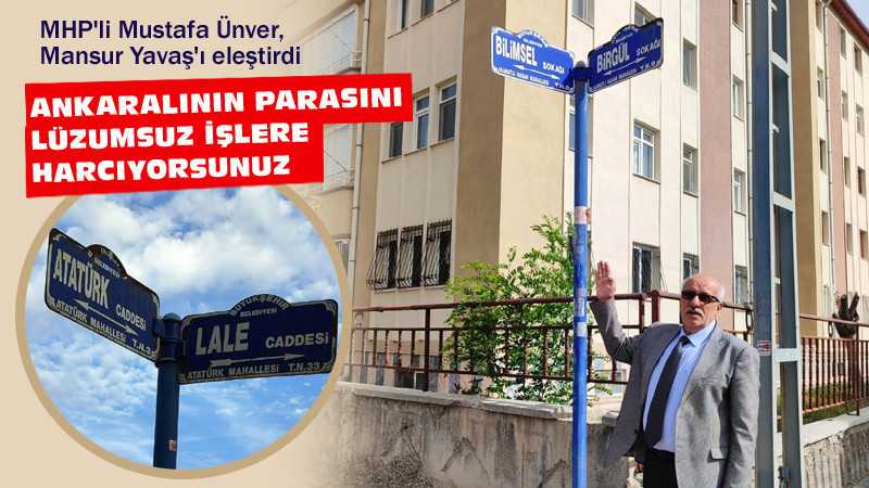 Mustafa Ünver'den Mansur Yavaş'a Tepki!